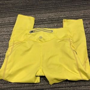 Athleta Neon Capri Leggings